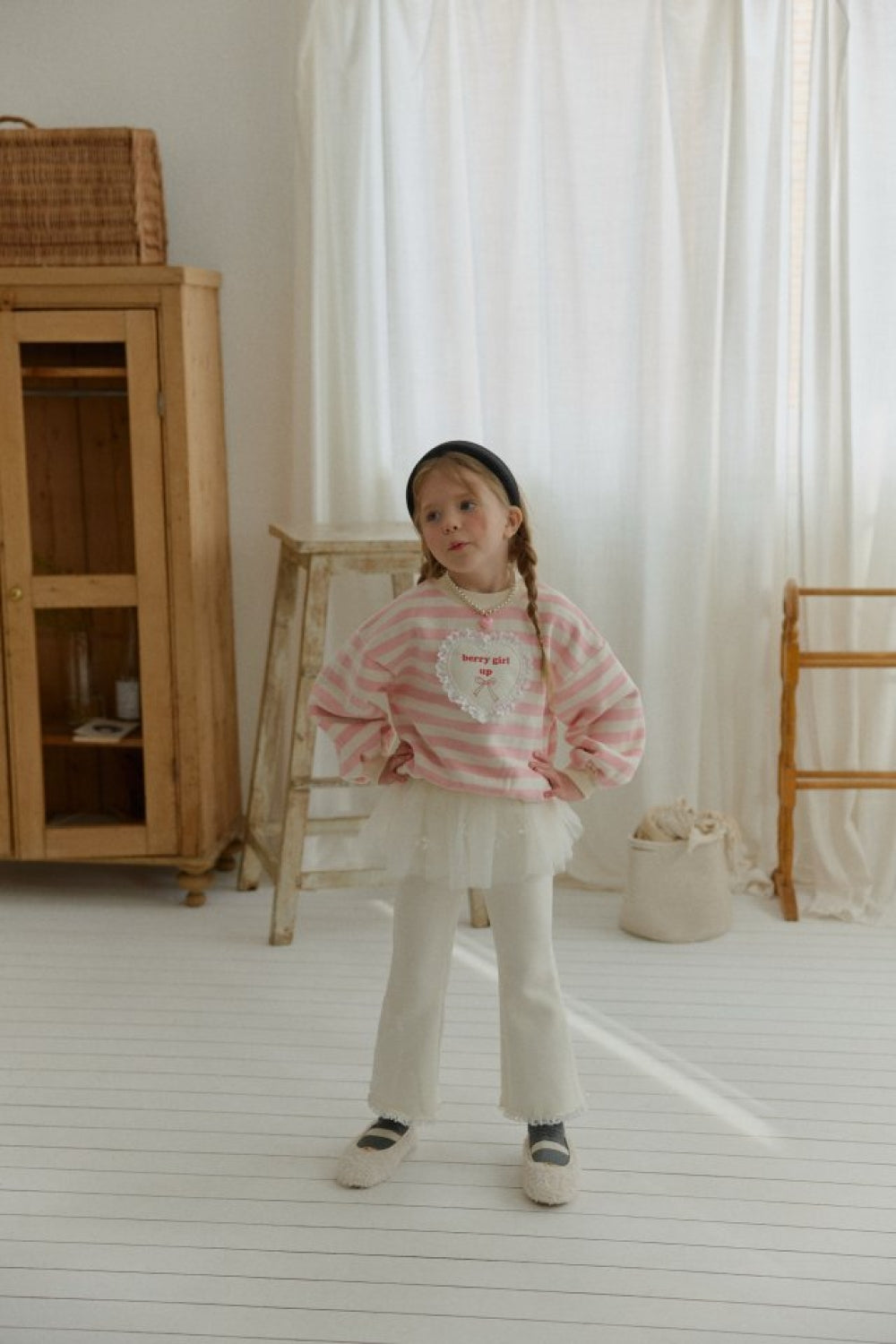 立體蝴蝶結拼接褲裙