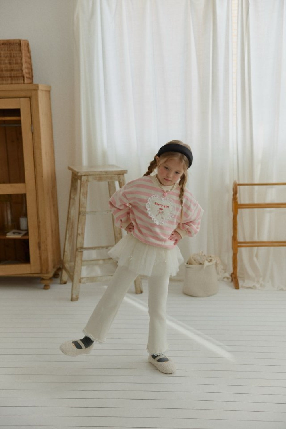 立體蝴蝶結拼接褲裙