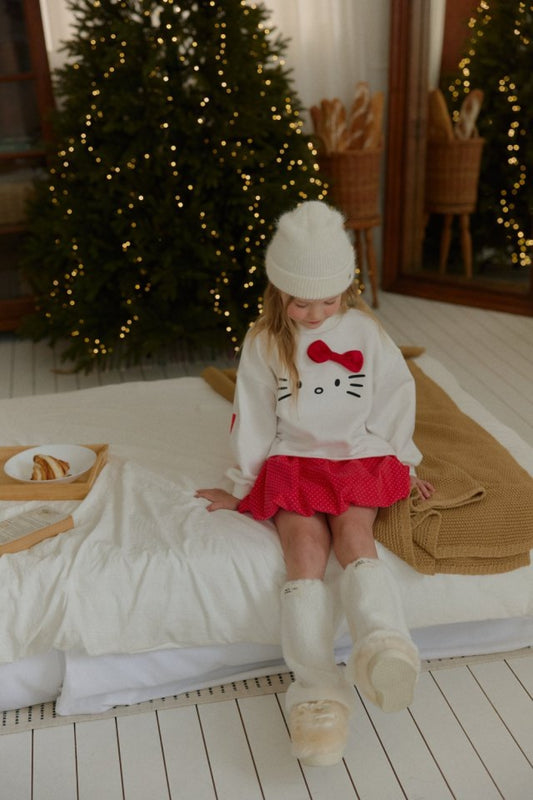 立體蝴蝶結KT厚款衛衣