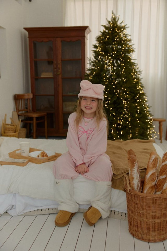 愛心口袋蝴蝶結套裝